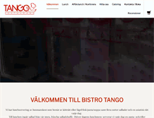 Tablet Screenshot of bistrotango.se